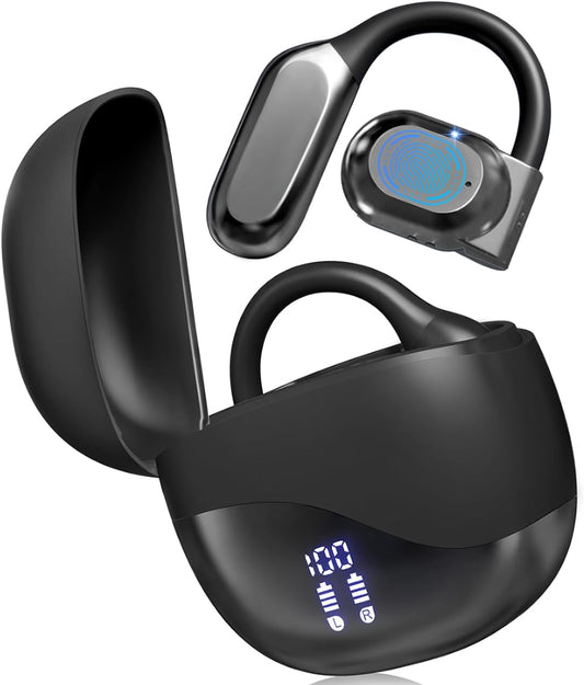 AI Translation Earbuds Real Time, 144 Language Translator Earbuds for iPhone and Android 3-in-1 Translation Headphones Translating Device for Travel Business Learning with Charging Case(Black)