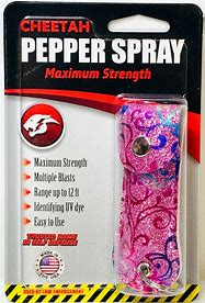 FIGHTSENSE Self Defense Pepper Spray - 1/2 oz Compact Size Maximum Strength Police Grade Formula Best Self Defense Tool for Women W/Leather Pouch Keychain