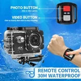 4K Action Camera Sport Video Underwater Waterproof Camera Wifi Remote 30fps