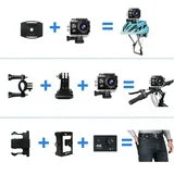 4K Action Camera Sport Video Underwater Waterproof Camera Wifi Remote 30fps