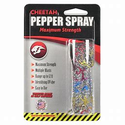 FIGHTSENSE Self Defense Pepper Spray - 1/2 oz Compact Size Maximum Strength Police Grade Formula Best Self Defense Tool for Women W/Leather Pouch Keychain